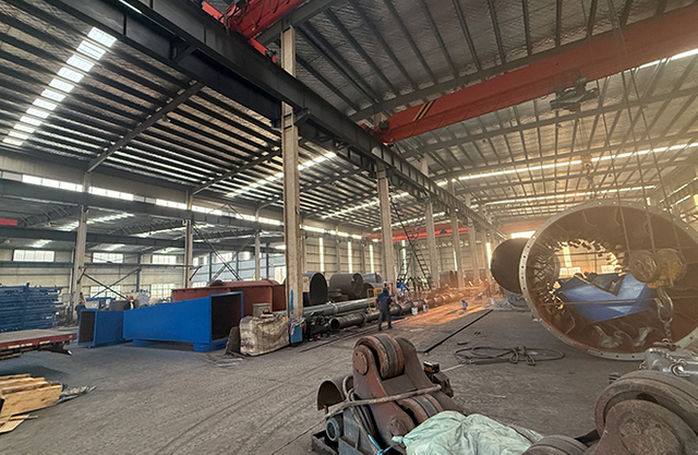 Fertilizer production line manufacturing workshop