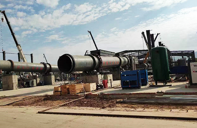 NPK drum granulation production line installation