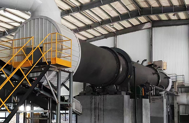 Drum fertilizer granulator for compound fertilizer production